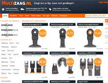 Tablet Screenshot of multizaag.nl